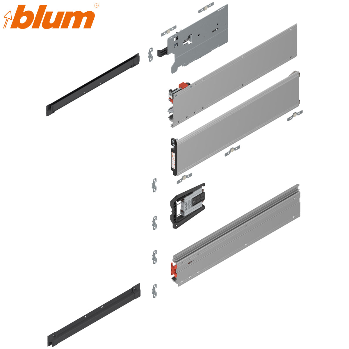 BLUM REVEGO UNO V3 POCKET PROFILE SET 450 LH by JULIUS BLUM UK LTD