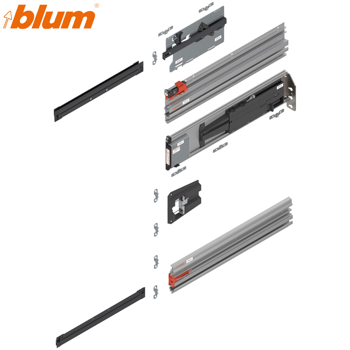 BLUM REVEGO UNO V3 POCKET PROFILE SET 450 RH by JULIUS BLUM UK LTD