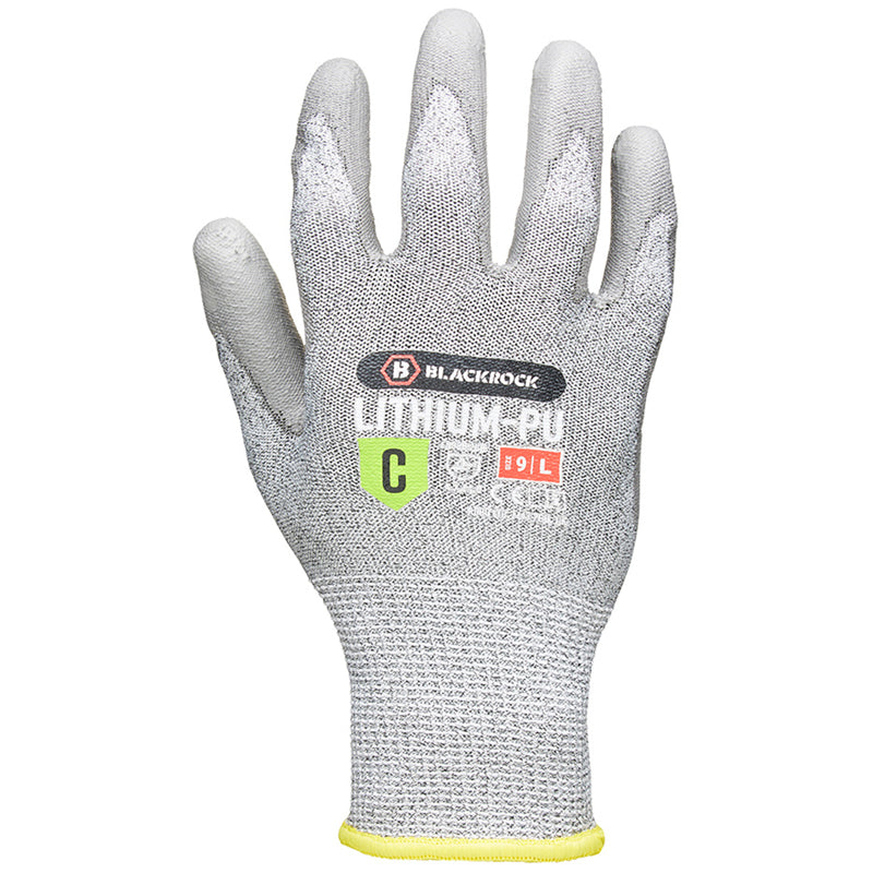 BLACKROCK LITHIUM-PU GLOVES 10/XL – PPE102C1
