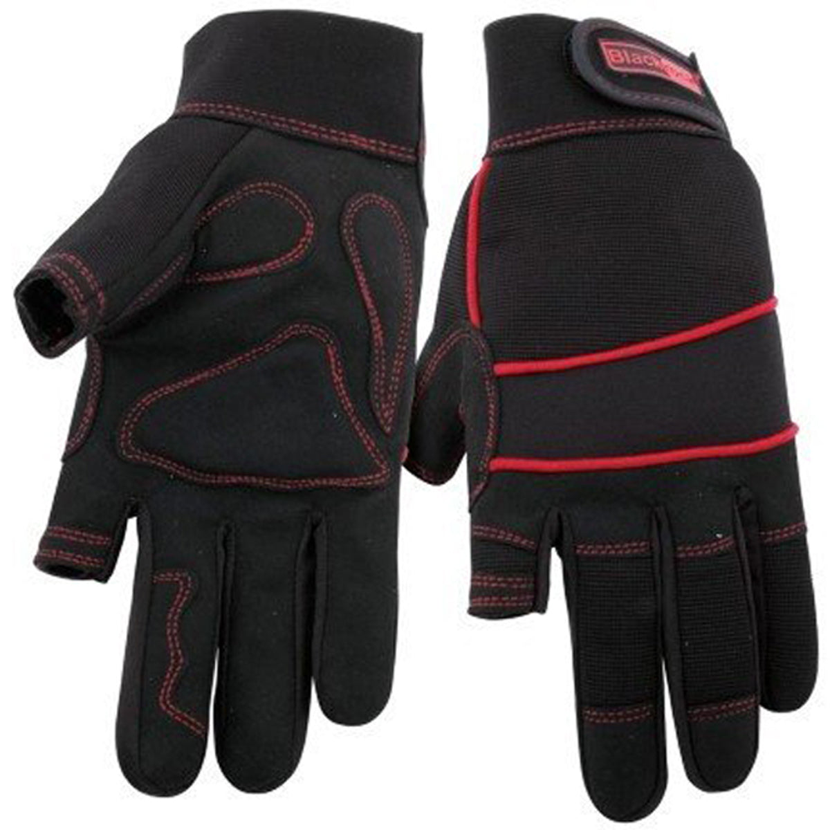 GLOVES TWO ONLY FINGERLESS GRIP