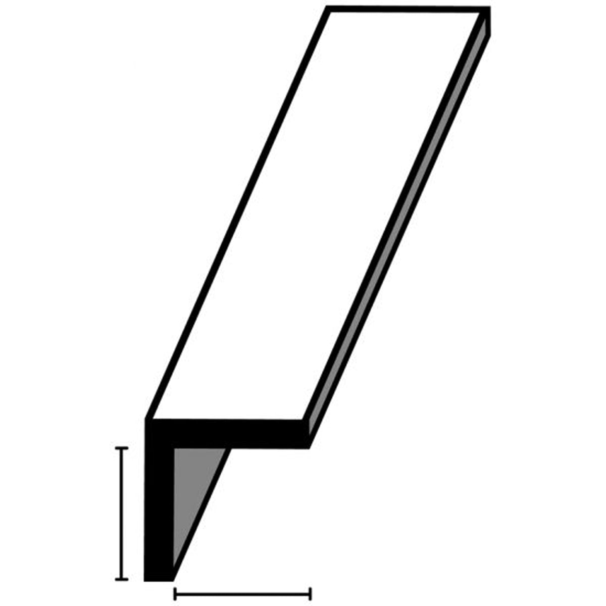 PVC ANGLE 50x50x2440 WHIx12
