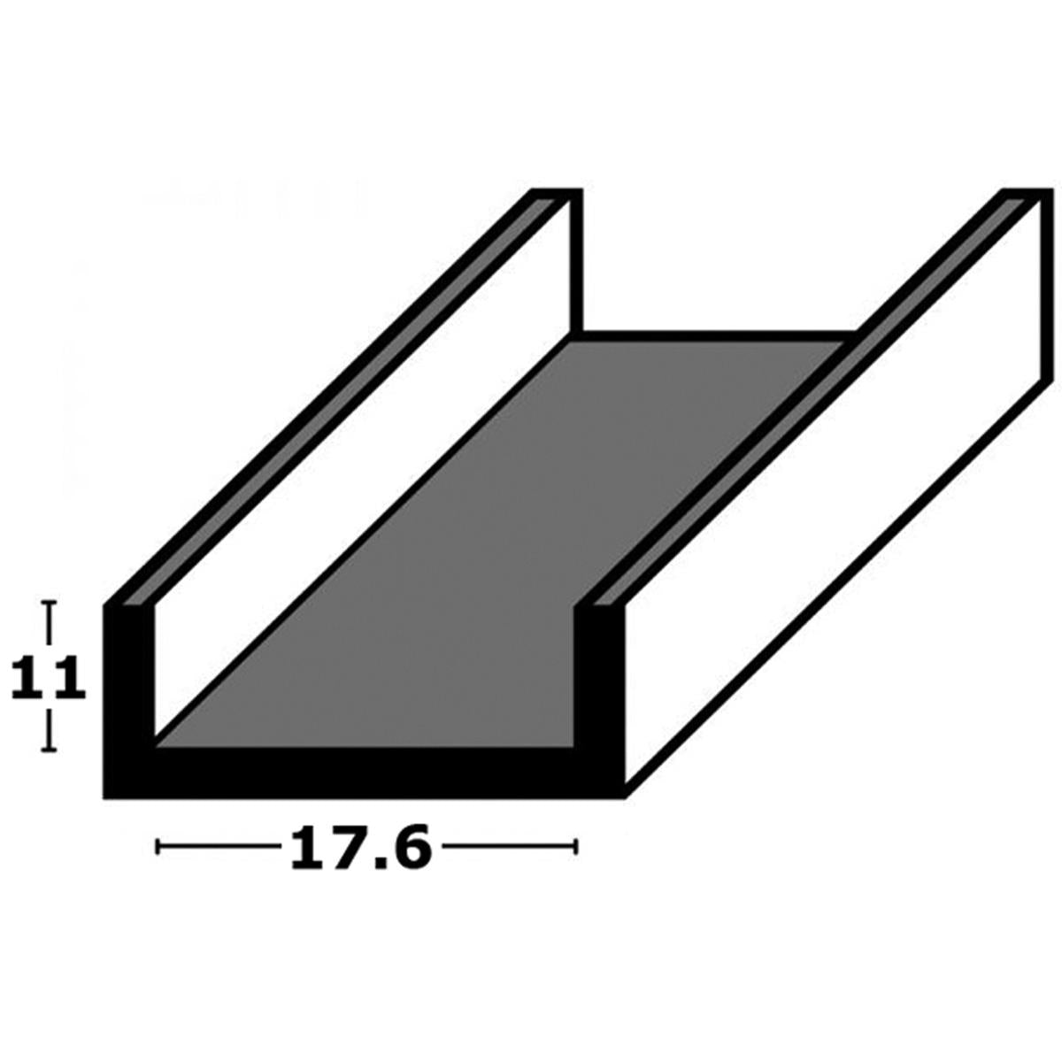 PVC SNGCH BOT 17.6x2440 TEAKx12