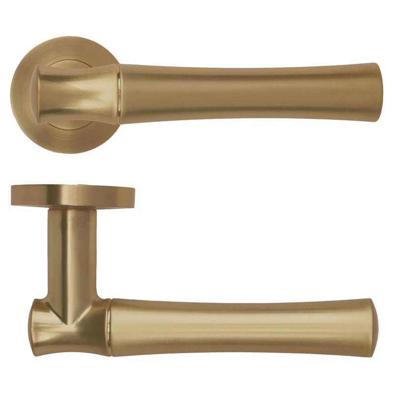 ROSSO MANIGLIE SE ALDO LEVER HANDLE 141x64x50 ABR by ZOO HARDWARE LTD