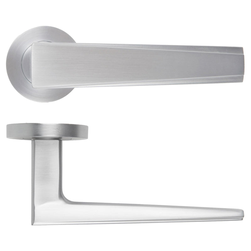 ROSSO MANIGLIE SE VELOCE LEVER HANDLE 130x61x50 SCP by ZOO HARDWARE LTD