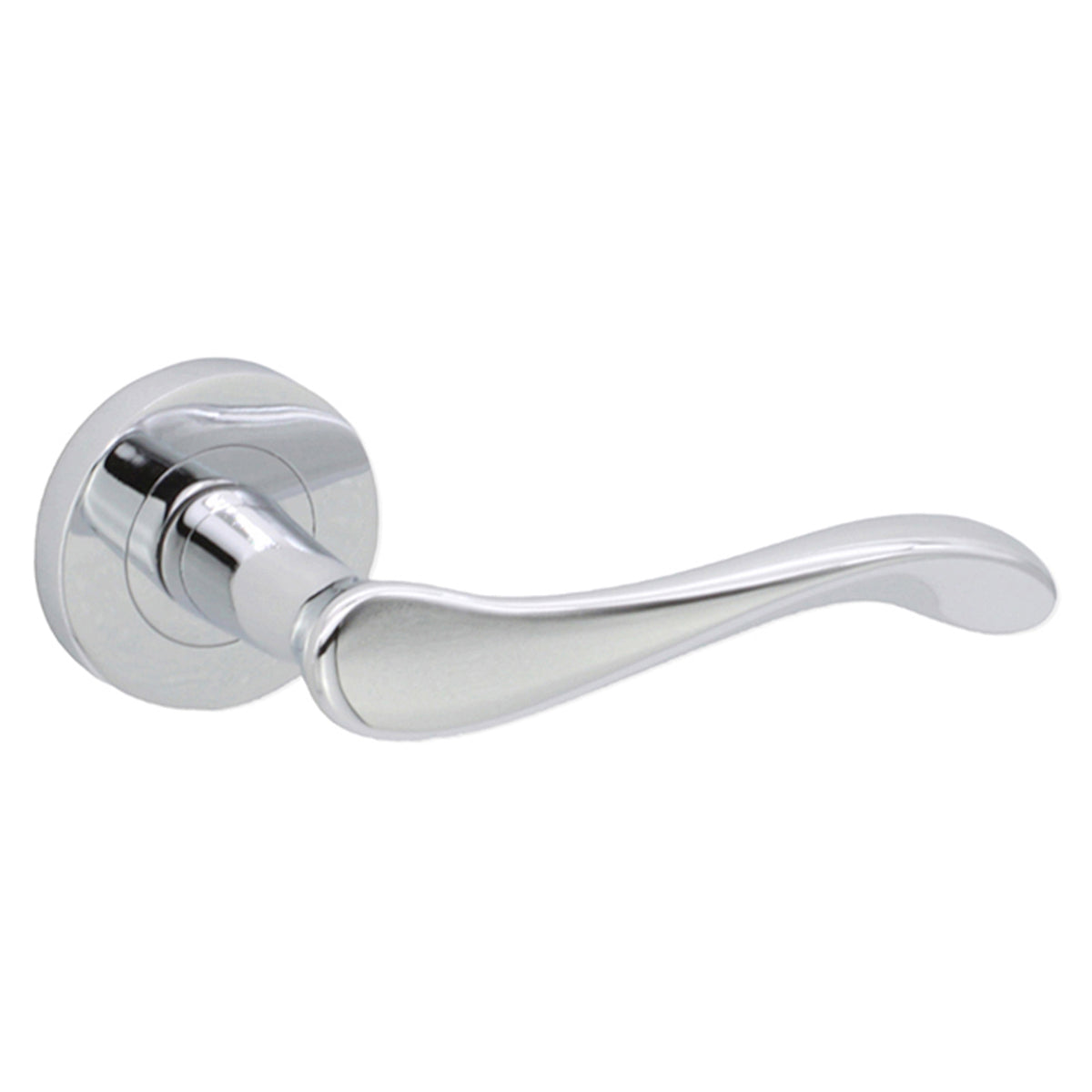 ROSALIE LEVER DOOR HANDLE 52x55x122 PCP by Spira Brass