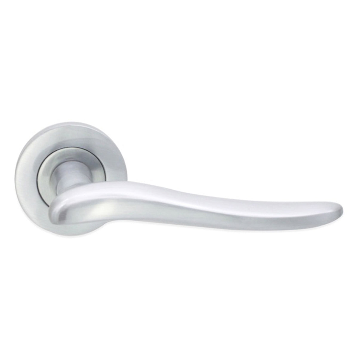 SENZA LEVER DOOR HANDLE 52x65x128 SCP by Spira Brass