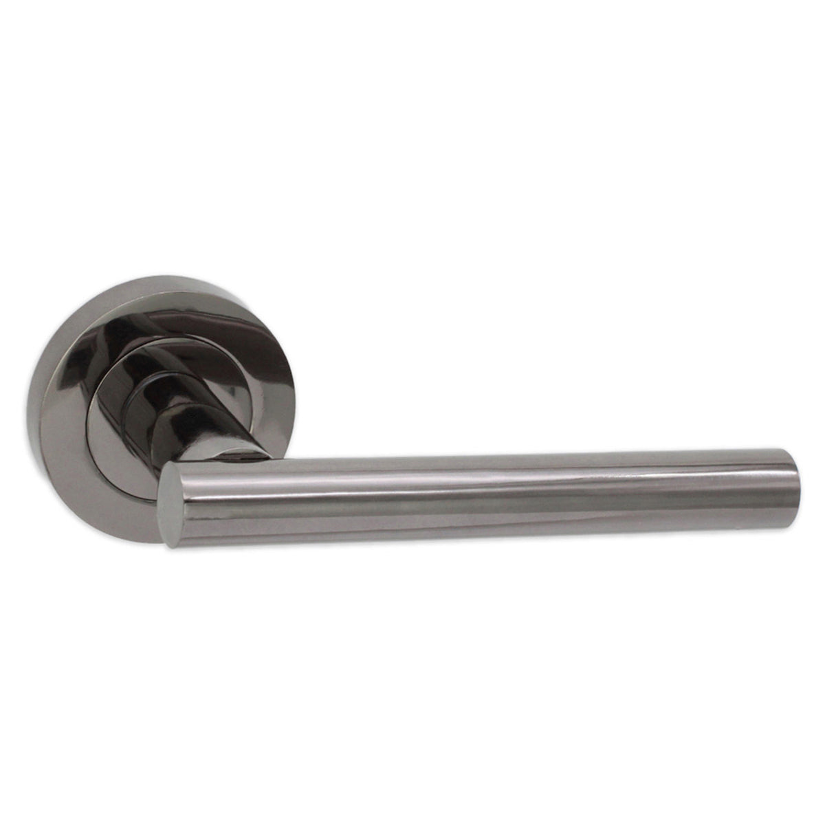 JURA LEVER DOOR HANDLE 52x52x110 BKN by Spira Brass