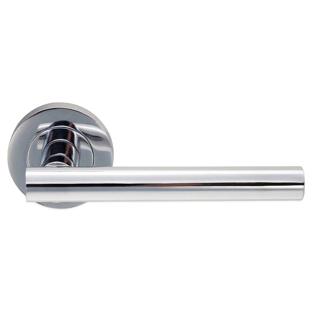 JURA LEVER DOOR HANDLE 52x52x110 PCP by Spira Brass