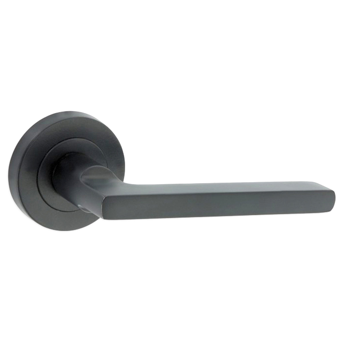 DROX LEVER DOOR HANDLE 52x52x110 MBK by Spira Brass