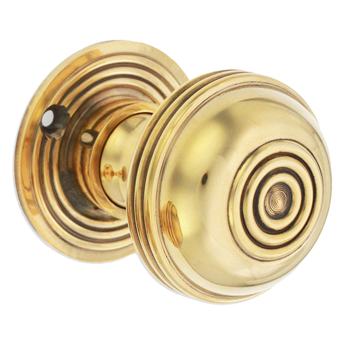 BLOXWICH RIM/MORTICE DOOR KNOB 50x62x50 AGBR by Spira Brass