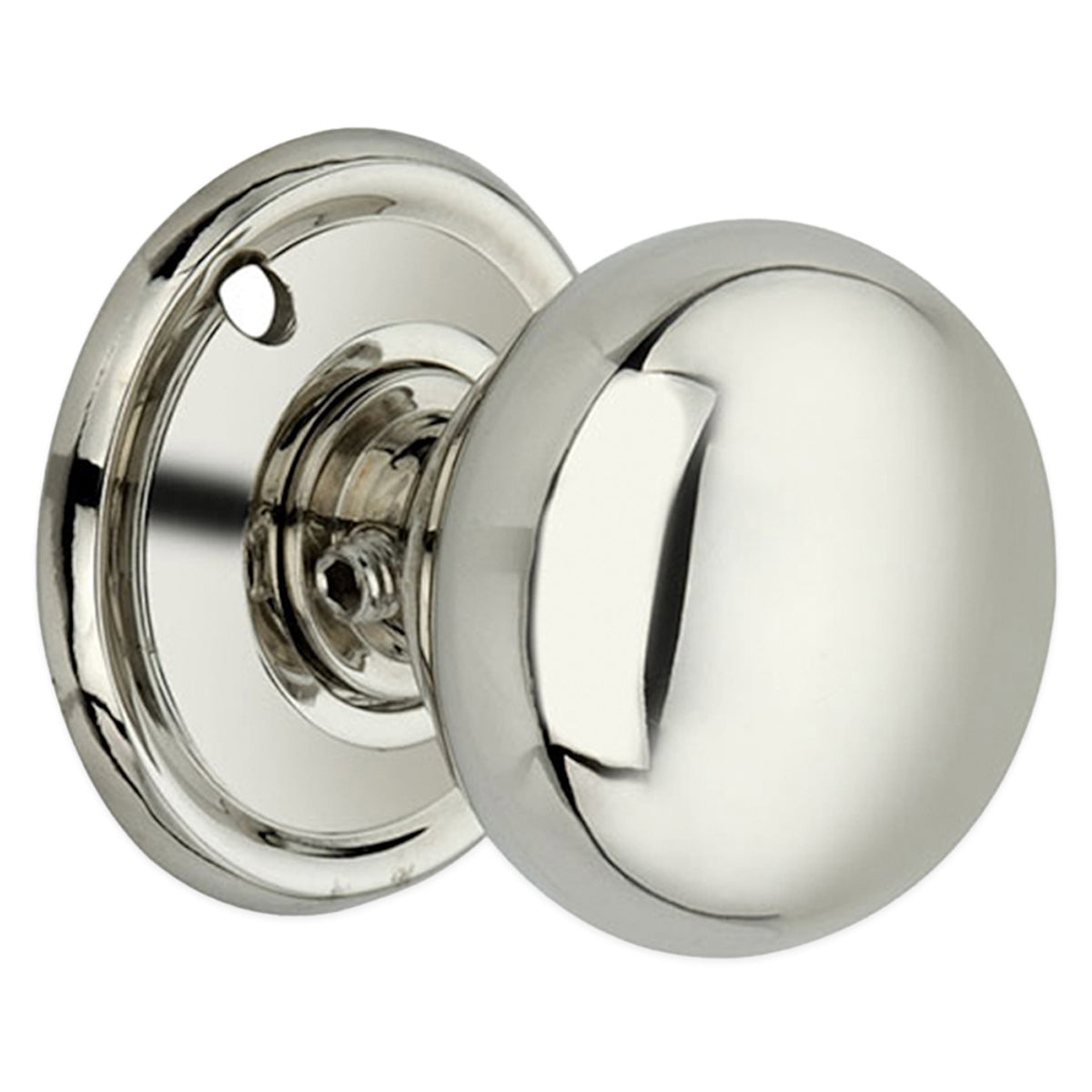 COTTAGE SMALL RIM/MORTICE DOOR KNOB 42x43x42 PNP by Spira Brass