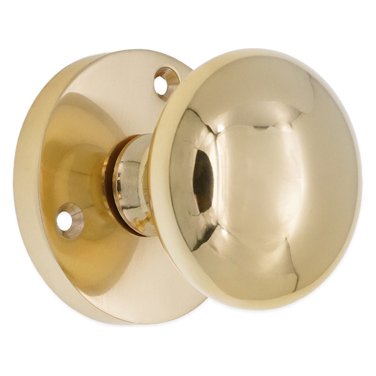 VICTORIAN DOOR KNOB 60x60x55 PBR by Spira Brass