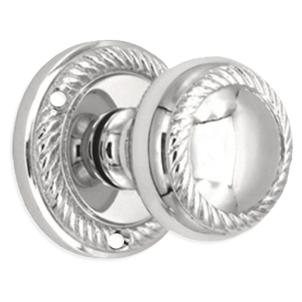 GEORGIAN MORTICE DOOR KNOB 60x60x50 PCP by Spira Brass