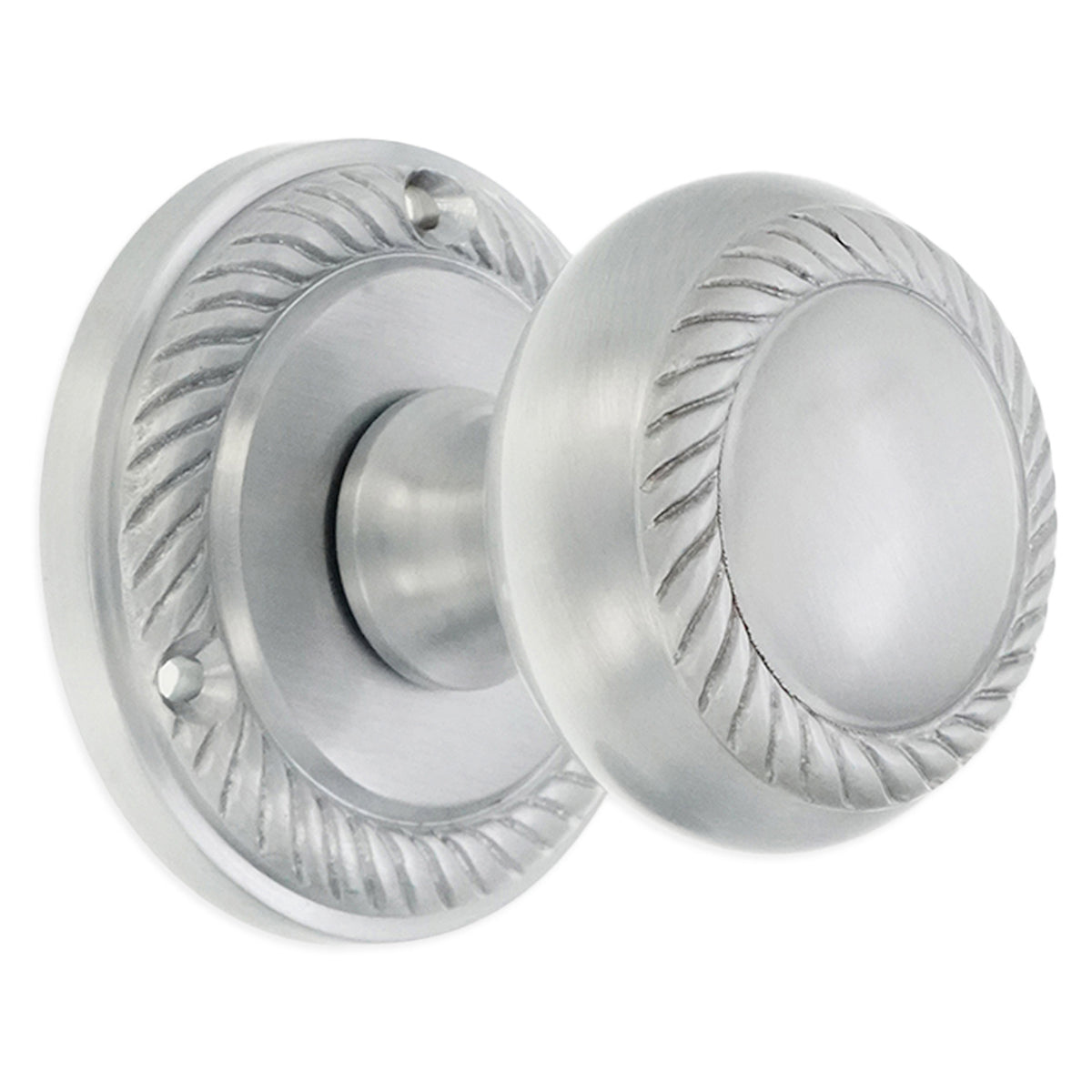 GEORGIAN MORTICE DOOR KNOB 60x60x50 SCP by Spira Brass