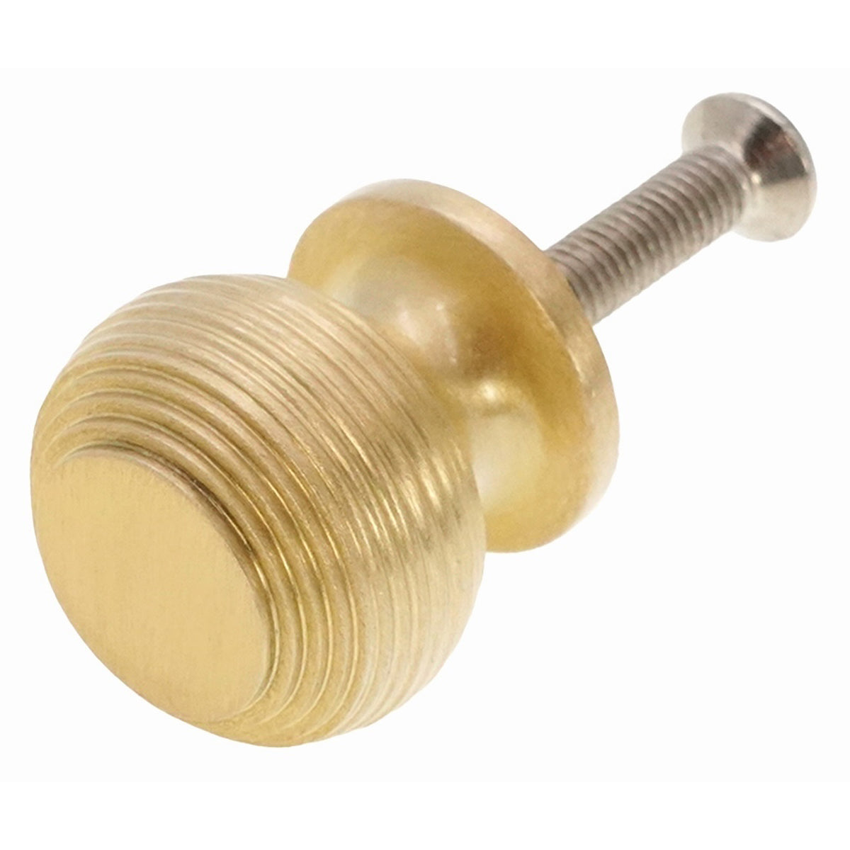 BEEHIVE SMALL CUPBOARD KNOB 28x30x30 SBR by Spira Brass