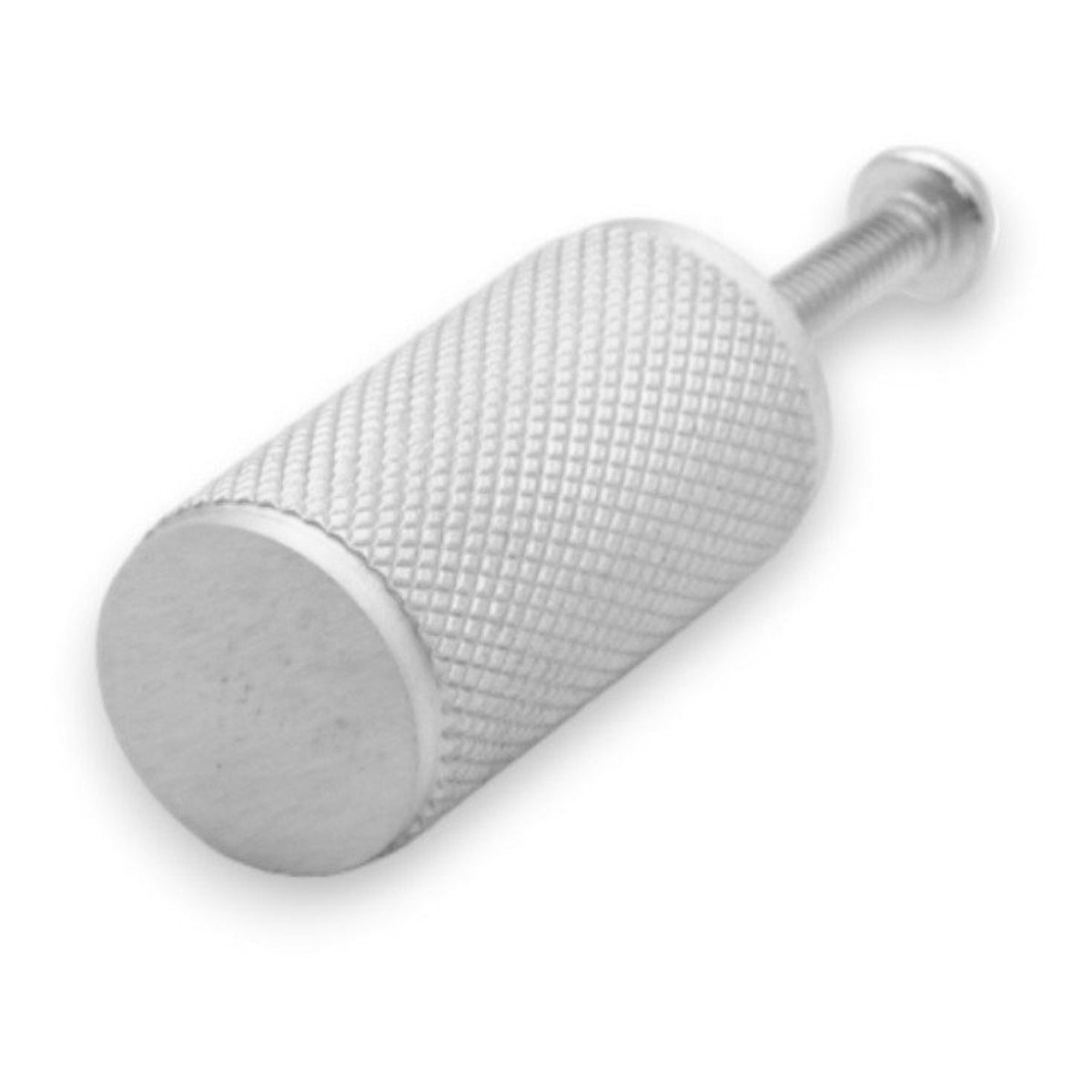KNURLED CYLINDER CUPBOARD PULL 17x35x17 SSV by Spira Brass