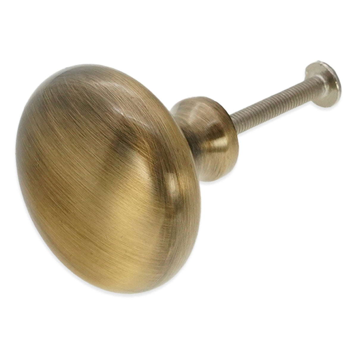 MUSHROOM CUPBOARD KNOB 38x32x38 ABR by Spira Brass