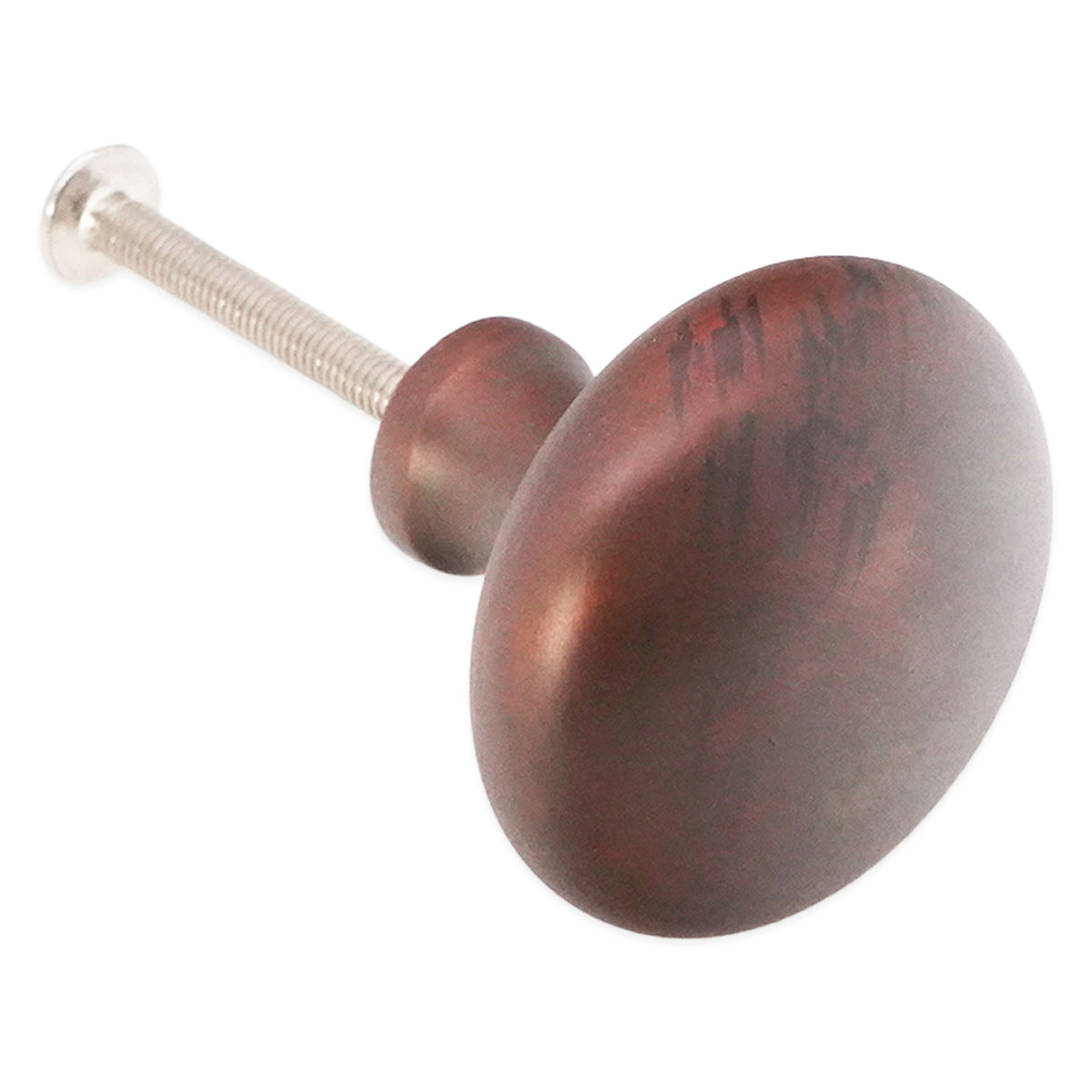 MUSHROOM CUPBOARD KNOB 38x32x38 AGBZ by Spira Brass