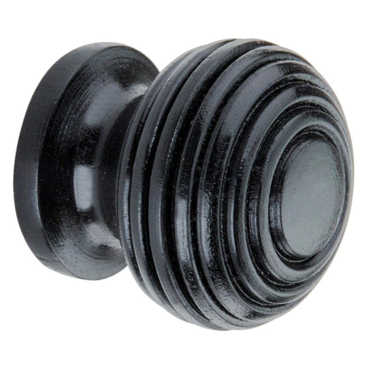 EBONISED BEEHIVE LARGE CUPBOARD KNOB 40x36x40 EBO by Spira Brass