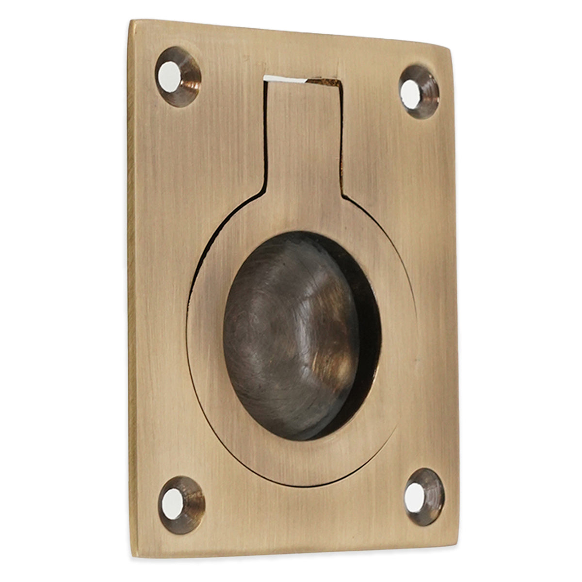 RING PULL SQUARE FLUSH 15x50x60 ABR by Spira Brass