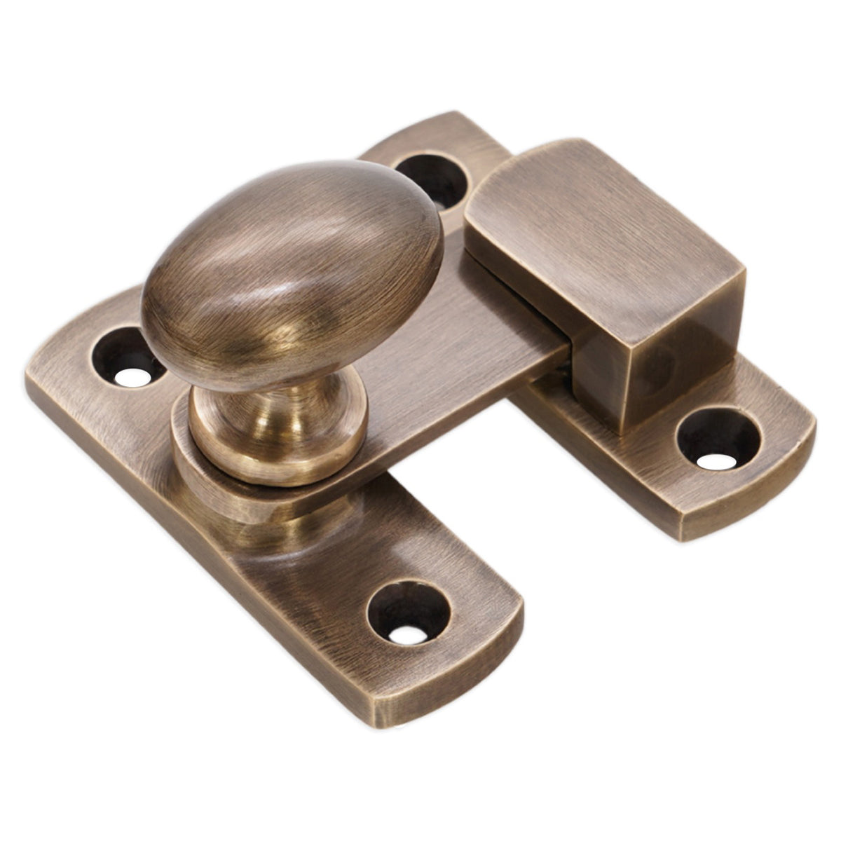 OVAL CUPBOARD LATCH 40x55x50 ABR by Spira Brass