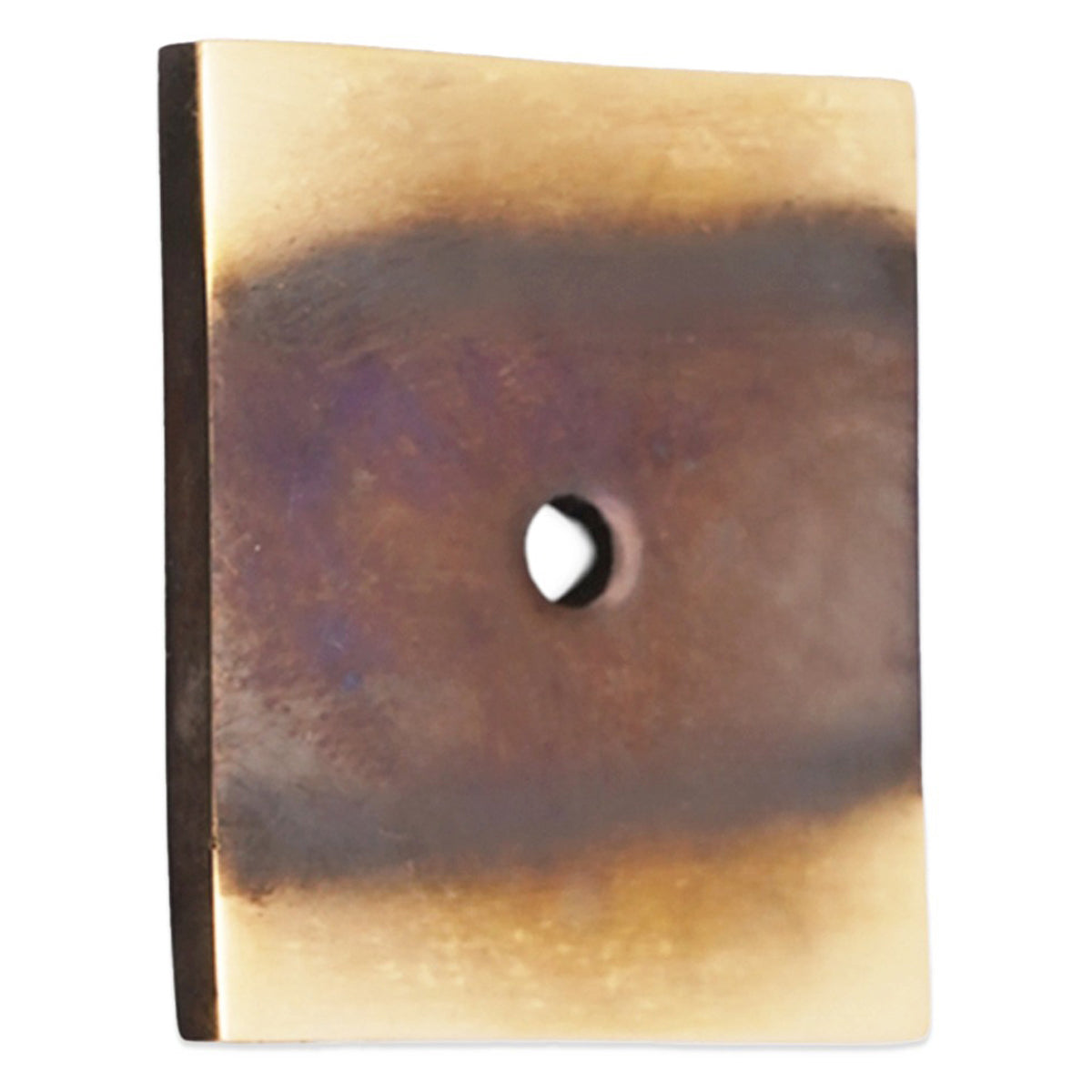 SQUARE BACKPLATE FOR CUPBOARD KNOBS 0.2x3.8x3.8 AGBR by Spira Brass