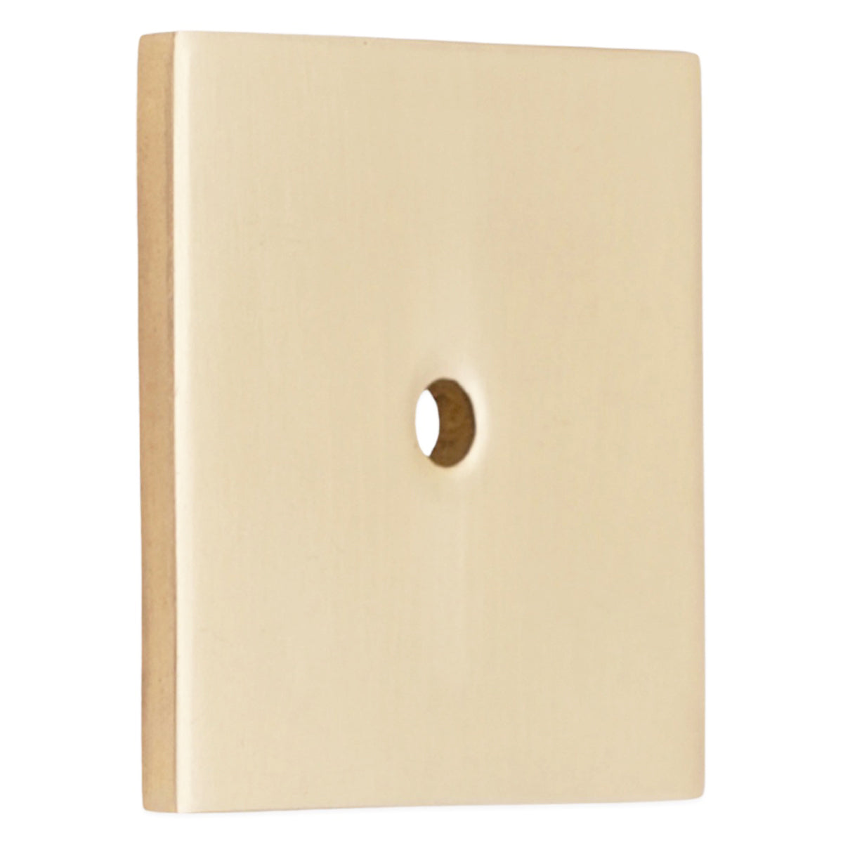 SQUARE BACKPLATE FOR CUPBOARD KNOBS 0.2x3.8x3.8 SBR by Spira Brass