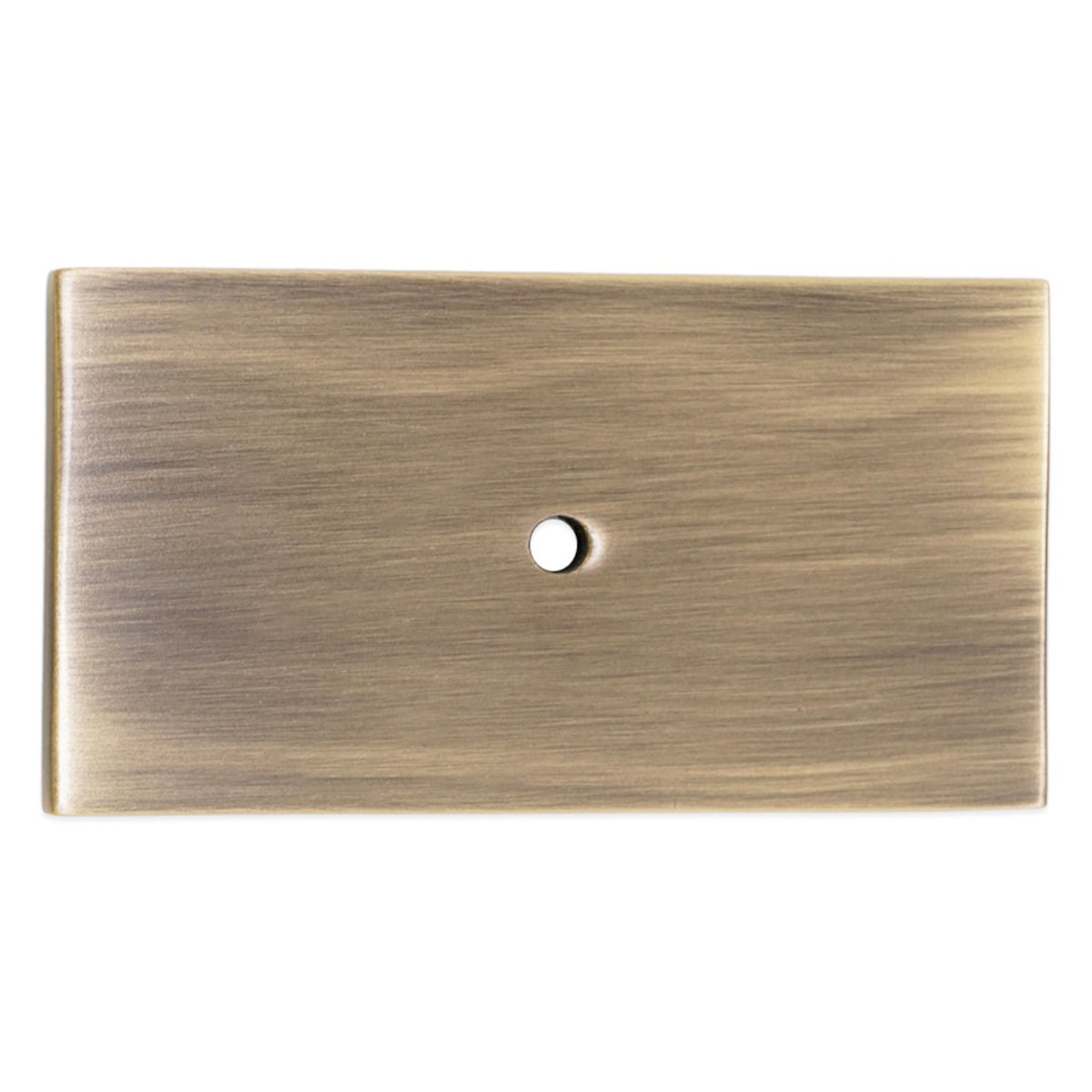 RECTANGLE BACKPLATE FOR CUPBOARD KNOBS 0.2x4x7.5 ABR by Spira Brass