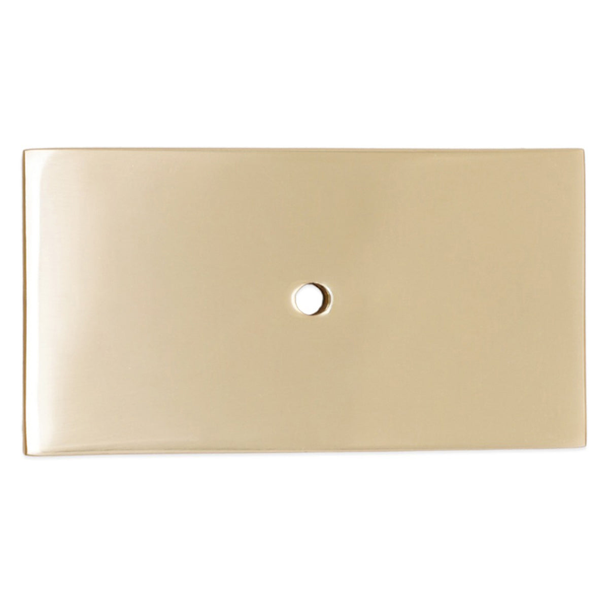 RECTANGLE BACKPLATE FOR CUPBOARD KNOBS 0.2x4x7.5 SBR by Spira Brass
