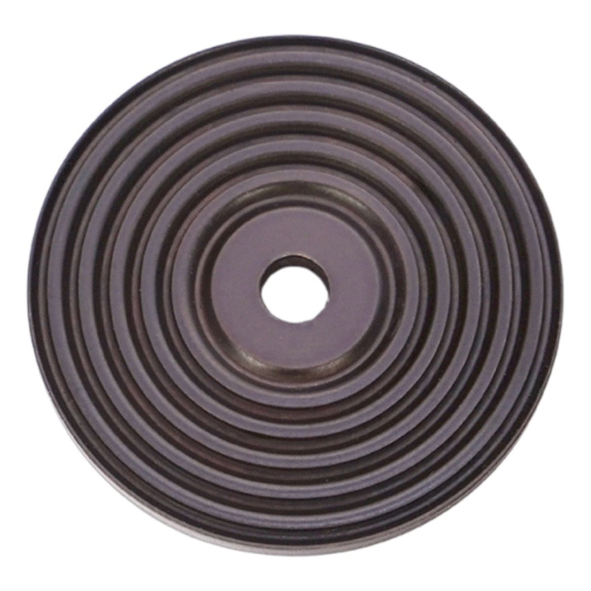 REEDED ROUND BACKPLATE FOR CUPBOARD KNOBS 0.2x3.5x3.5 AGBZ by Spira Brass