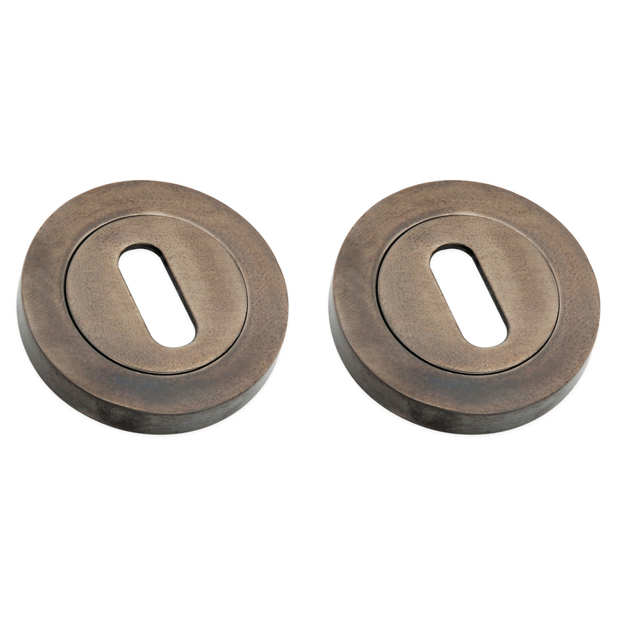 OVAL STANDARD ESCUTCHEON 50x8x50 ANT by Spira Brass