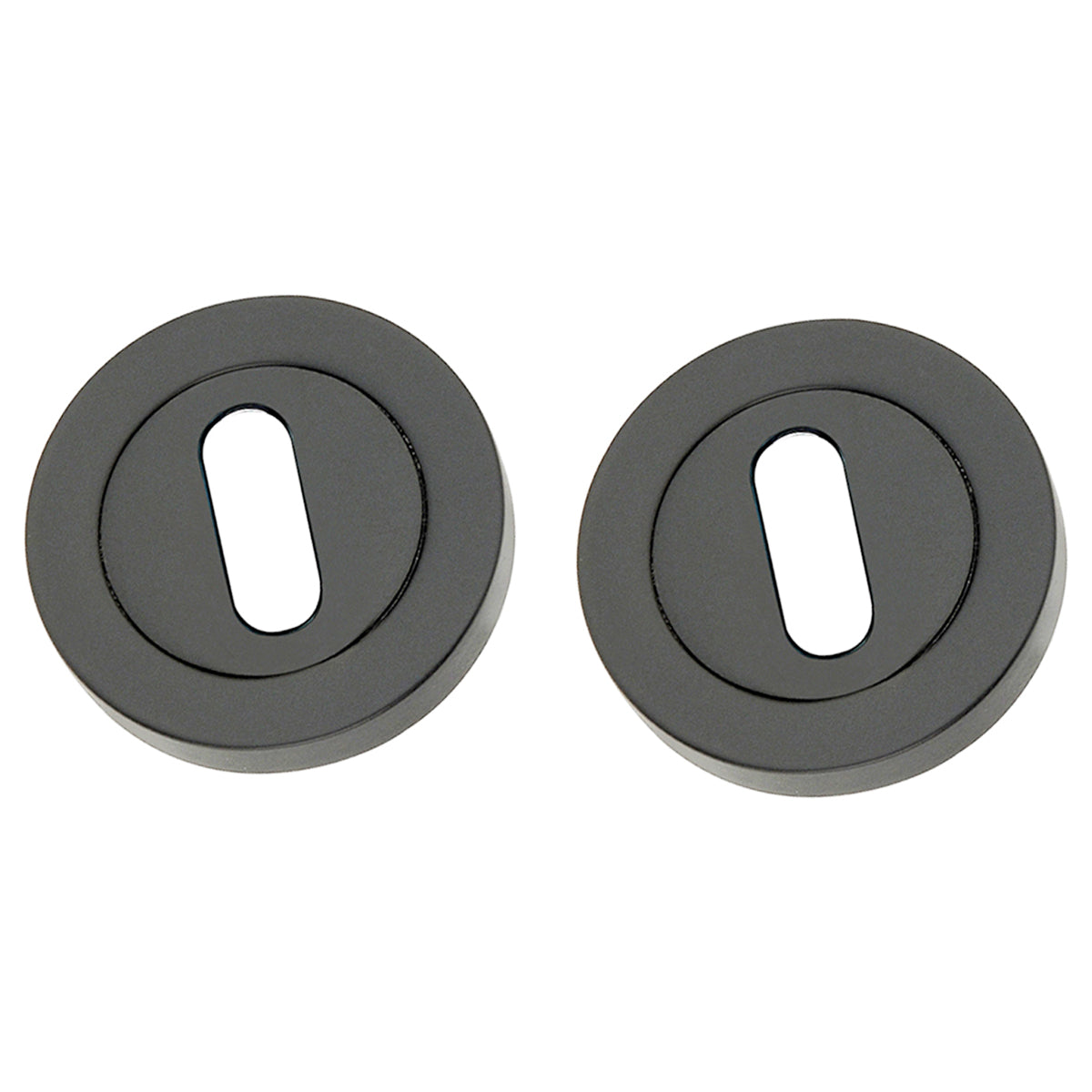 OVAL STANDARD ESCUTCHEON 50x8x50 MBK by Spira Brass