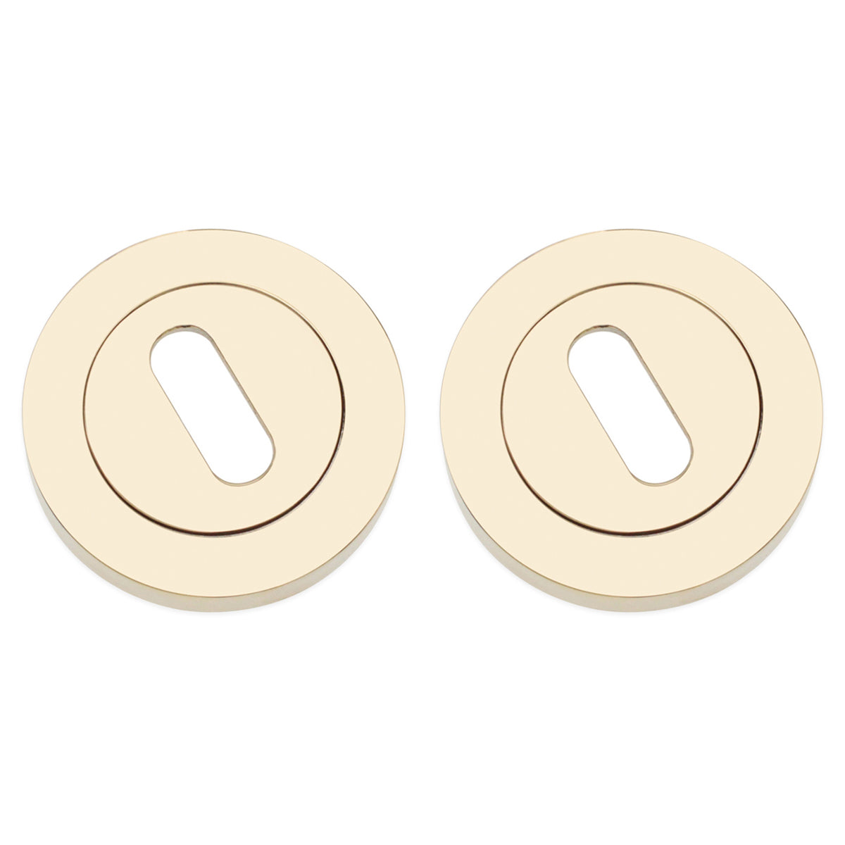 OVAL STANDARD ESCUTCHEON 50x8x50 PVD by Spira Brass