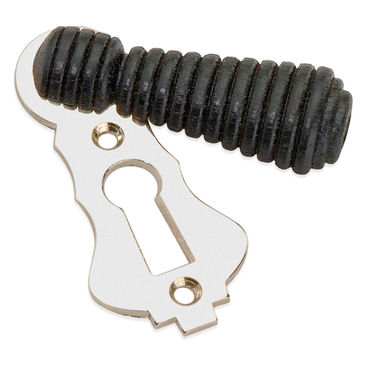 EBONISED BEEHIVE ESCUTCHEON 58x25 PNP by Spira Brass