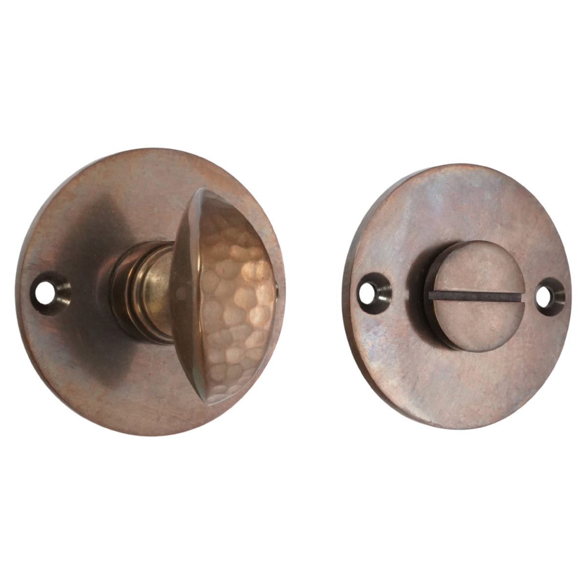 HAMMERED LADY TURN & RELEASE 50x37x50 ANT by Spira Brass