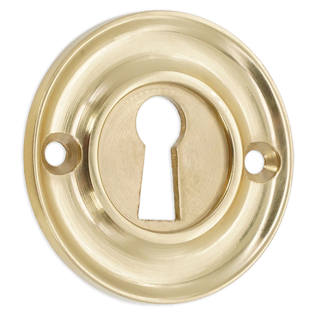 SLIMLINE STANDARD ESCUTCHEON 10x42x42 PBR by Spira Brass