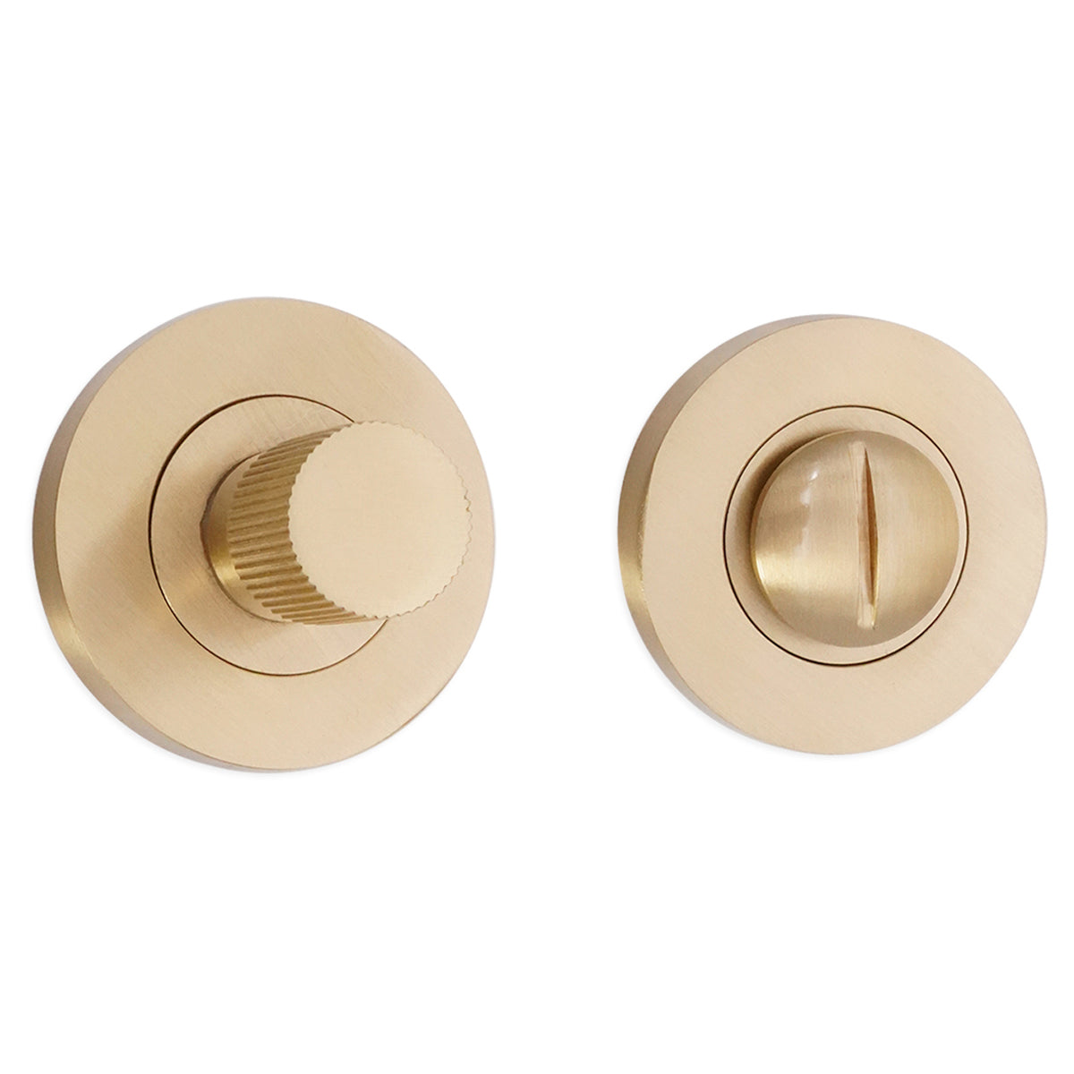 LINEAR KNURLMOND THUMB TURN & RELEASE 28x50x50 SBR by Spira Brass
