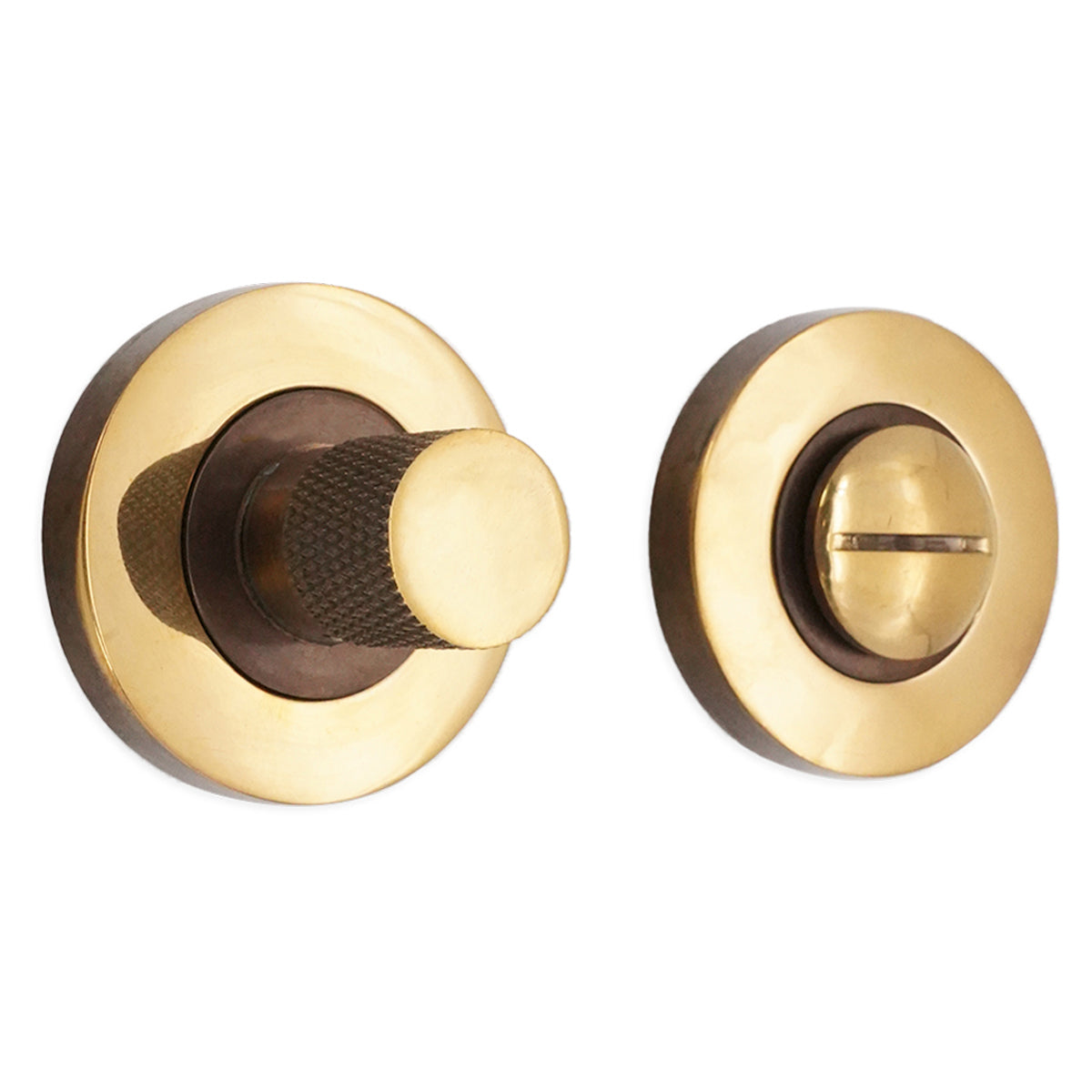 JEWEL KNURLMOND THUMB TURN & RELEASE 28x50x50 AGBR by Spira Brass