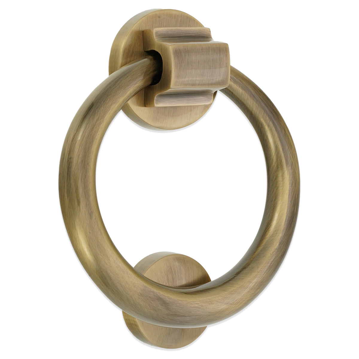 RING DOOR KNOCKER 120x110 ABR by Spira Brass