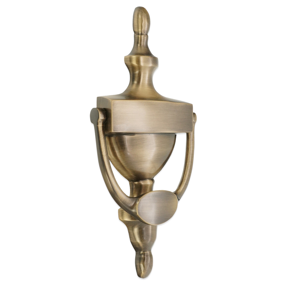 VICTORIAN DOOR KNOCKER 205x95 ABR by Spira Brass