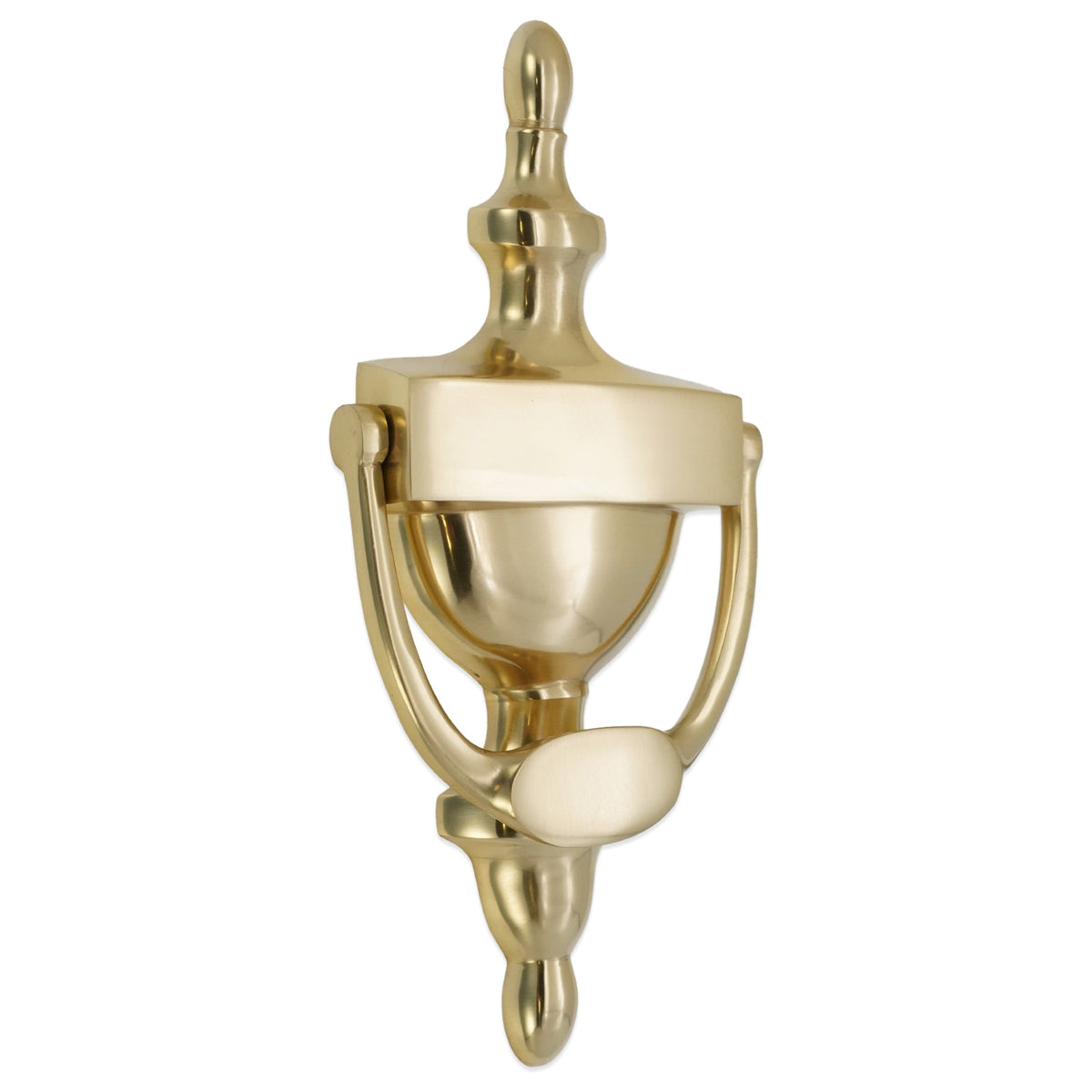 VICTORIAN DOOR KNOCKER 205x95 PBR by Spira Brass