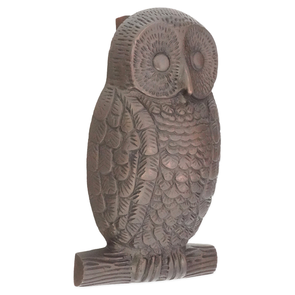 OWL DOOR KNOCKER 130x75 AGBZ by Spira Brass
