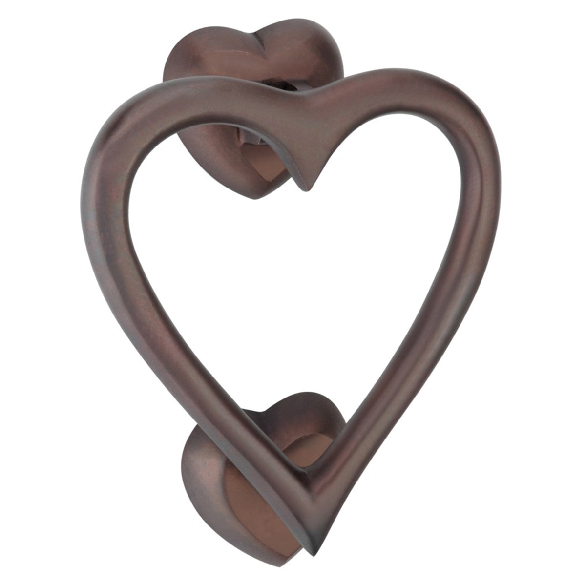 HEART DOOR KNOCKER 135x110 AGBZ by Spira Brass