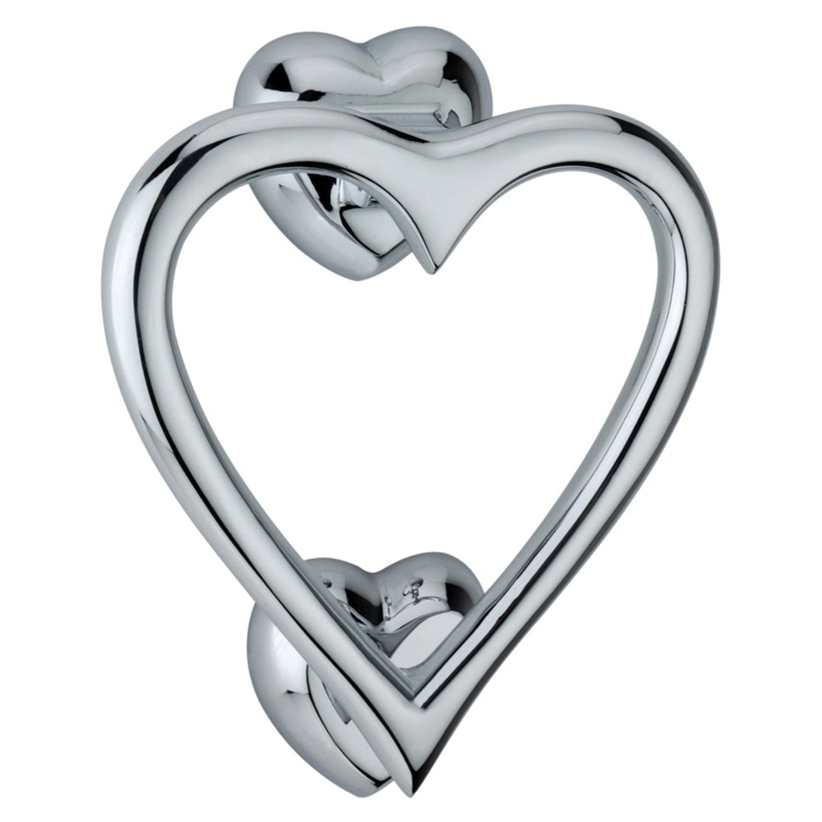 HEART DOOR KNOCKER 135x110 PCP by Spira Brass