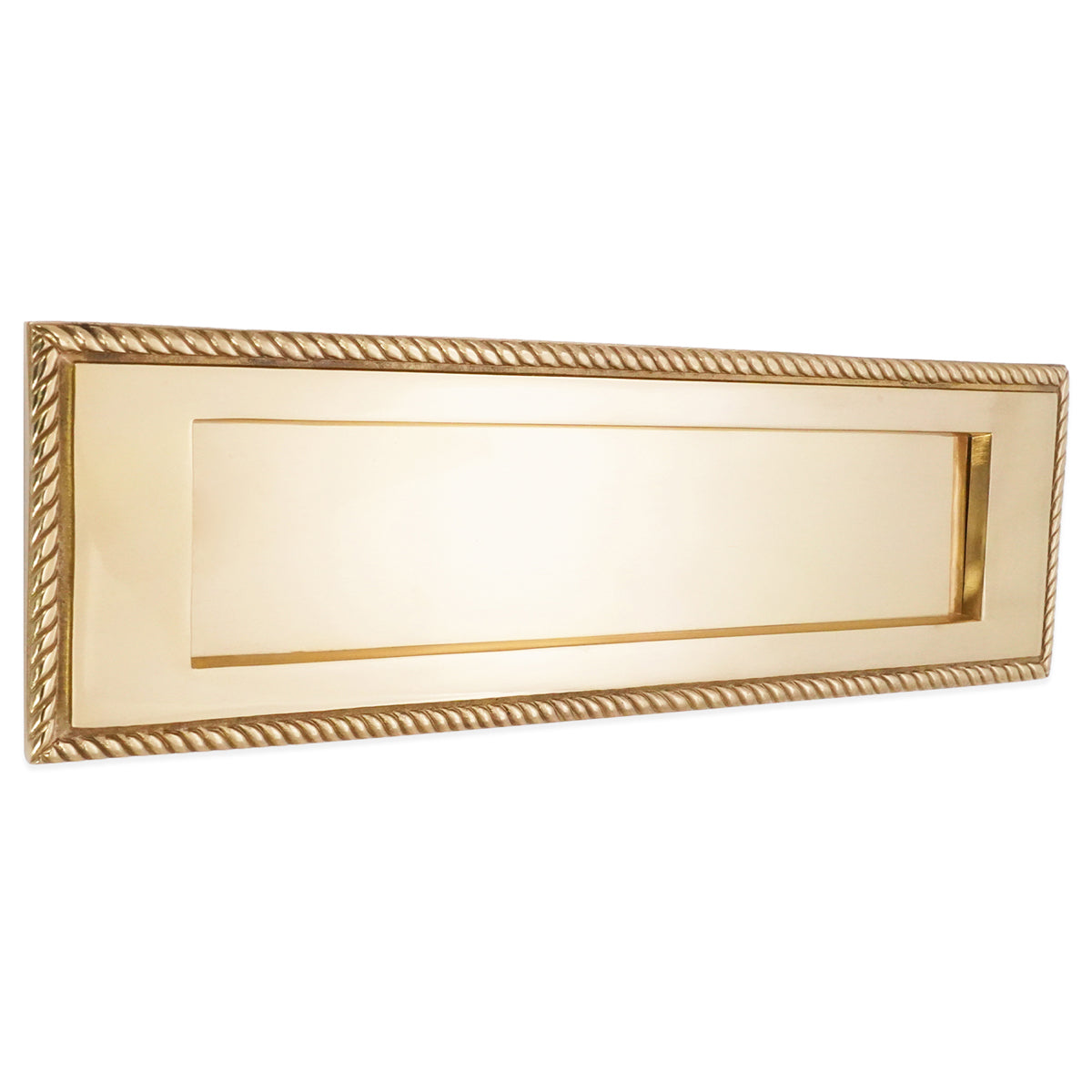GEORGIAN LETTER PLATE 75x7x250 PBR by Spira Brass