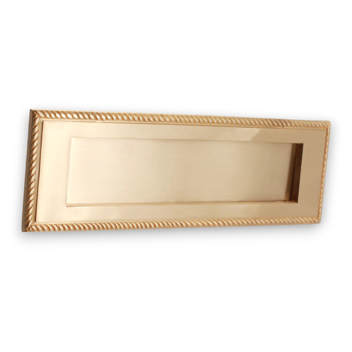 GEORGIAN LETTER PLATE 75x7x250 SBR by Spira Brass