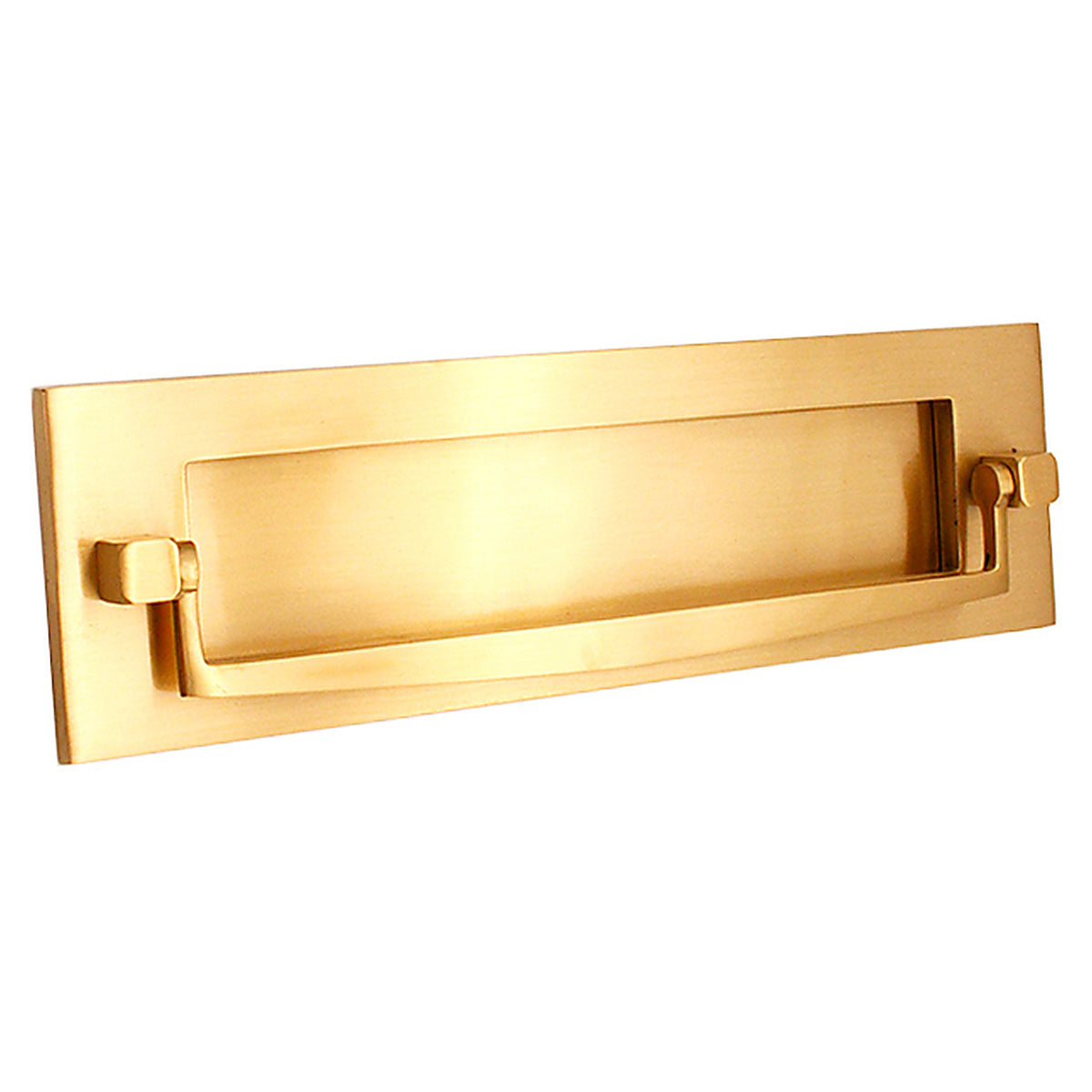 REGENCY KNOCKER POSTAL PLATE 76x7x250 PBR by Spira Brass