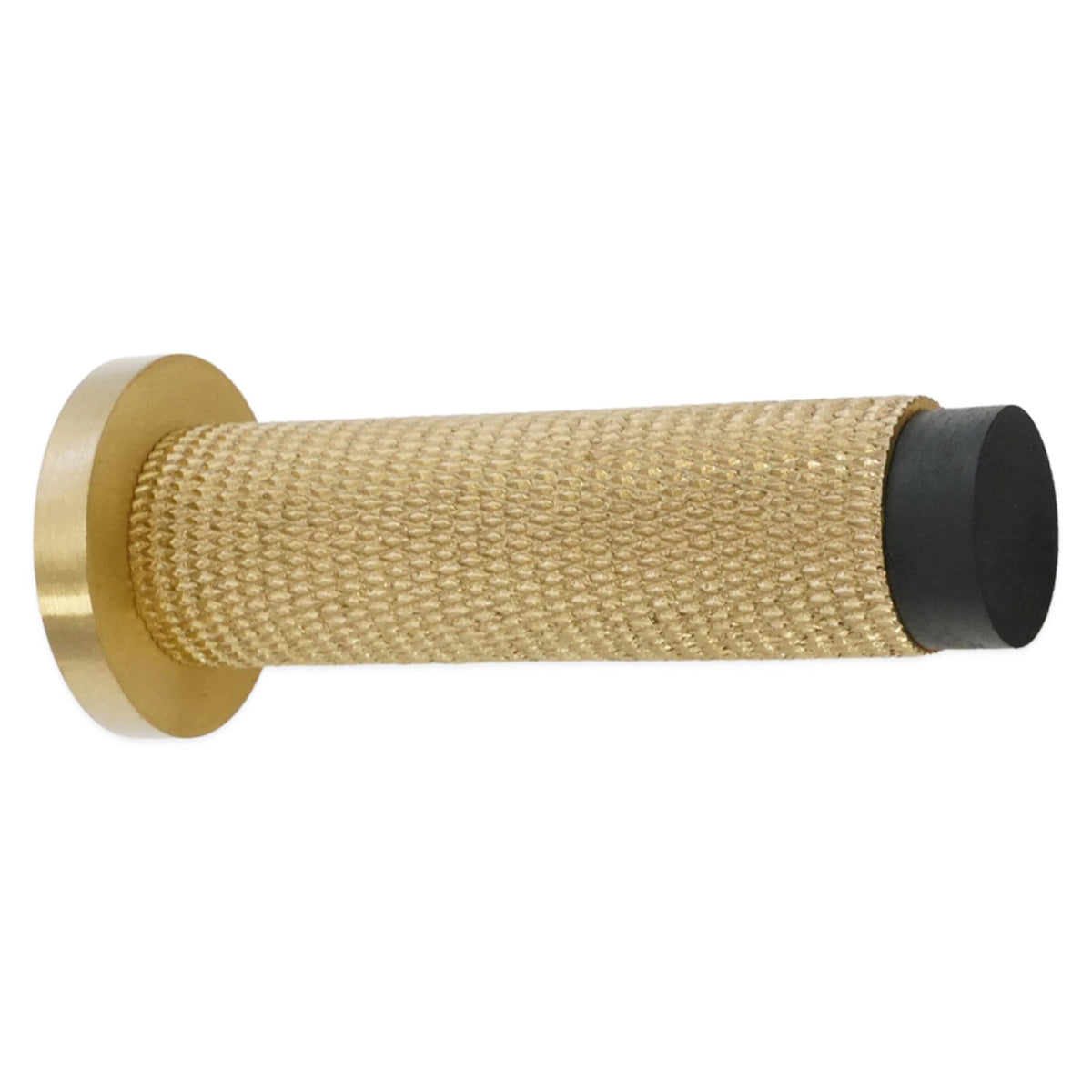 JEWEL KNURLMOND DOOR STOP 78x25x25 SBR by Spira Brass