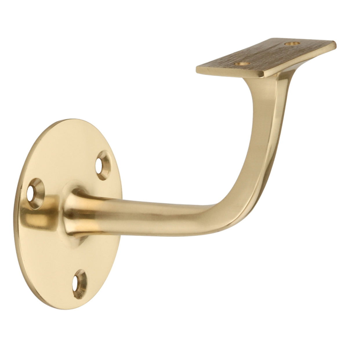 BRASS HANDRAIL BRACKET 55x46x55 PBR by Spira Brass
