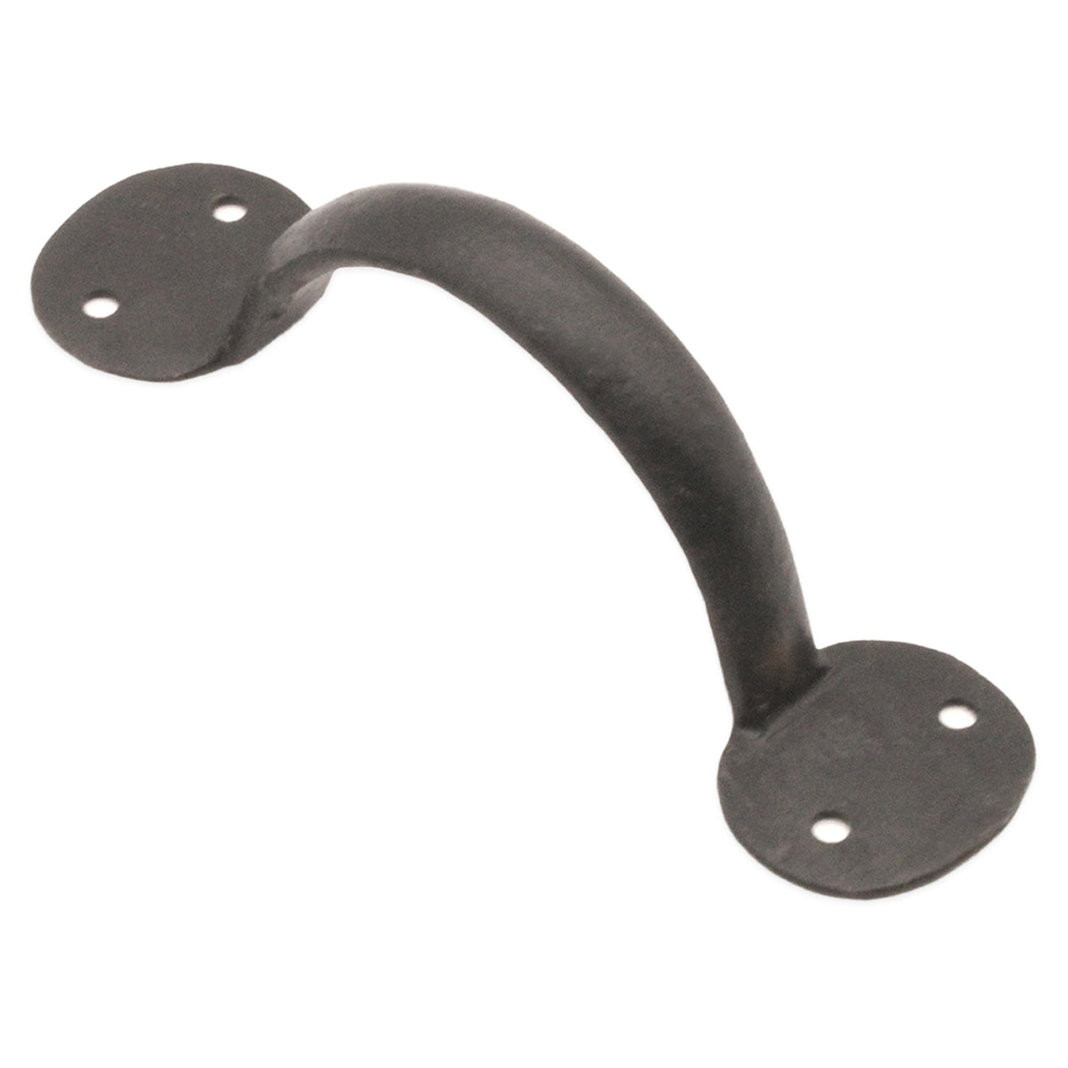 IRON DOOR HANDLE PENNY END 150x45x40 BWX by Spira Brass